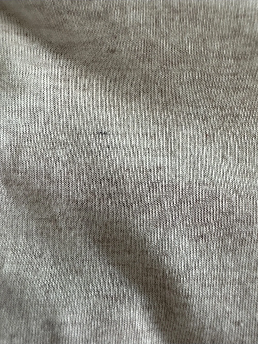 dip Neutral Short Sleeve Crewneck Tee in Oatmeal Heather
